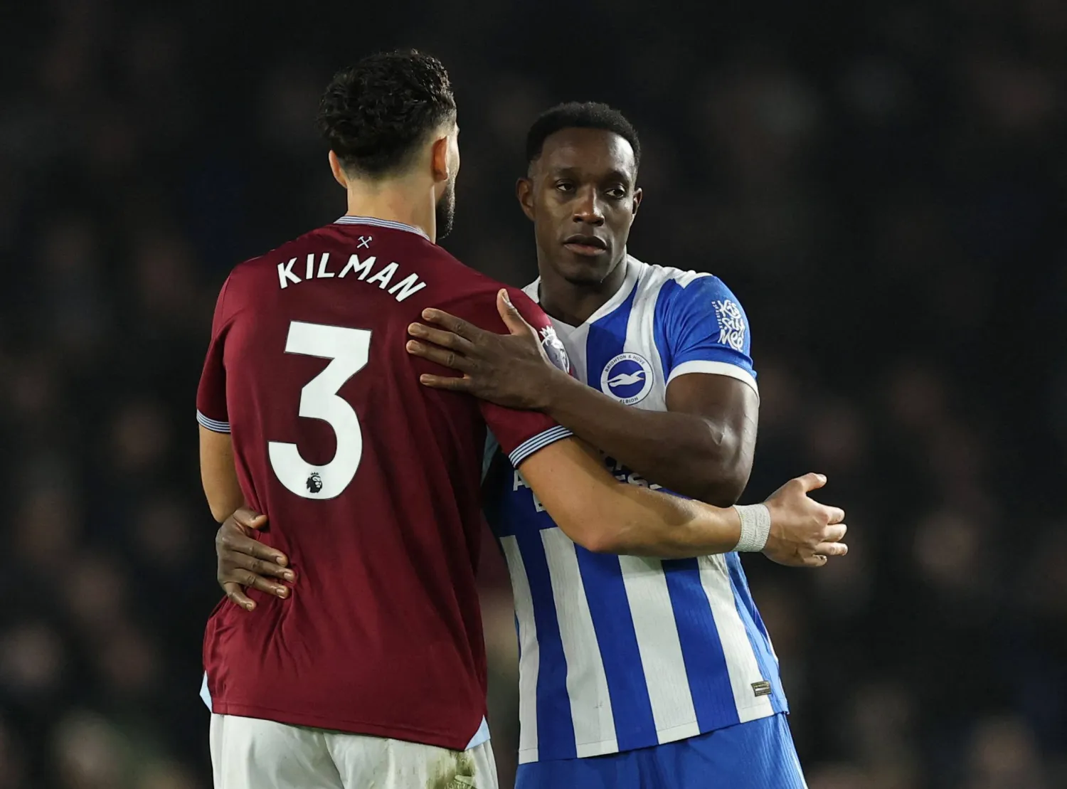 داني ويلبيك مهاجم برايتون (رويترز)