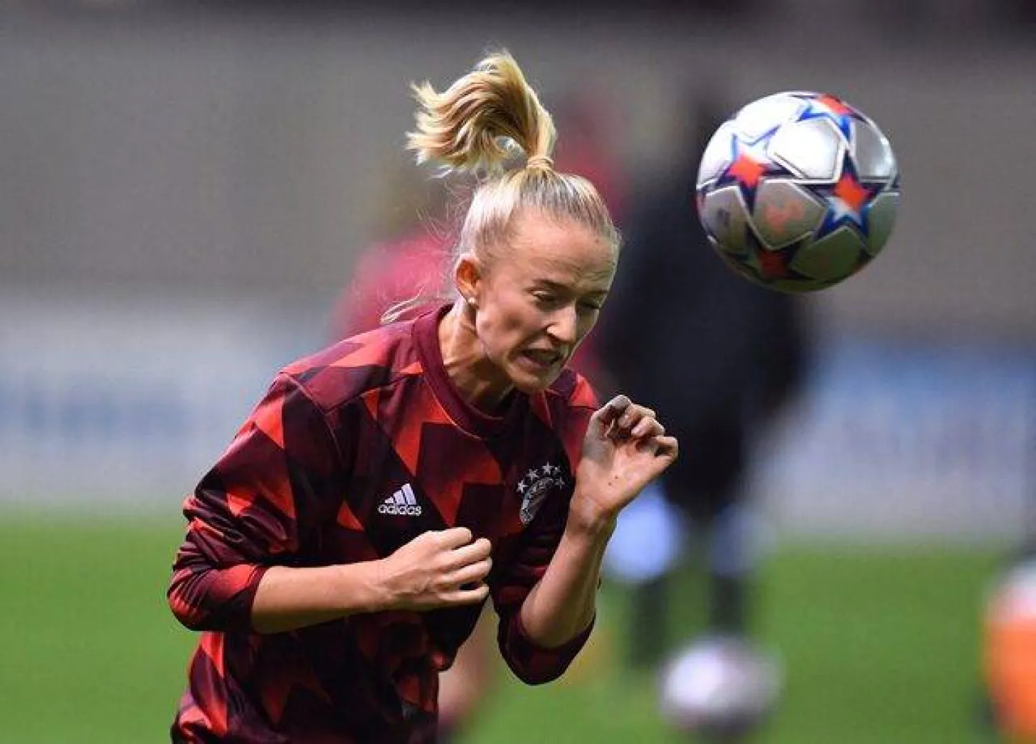 المهاجمة الألمانية ليا شولر (رويترز)