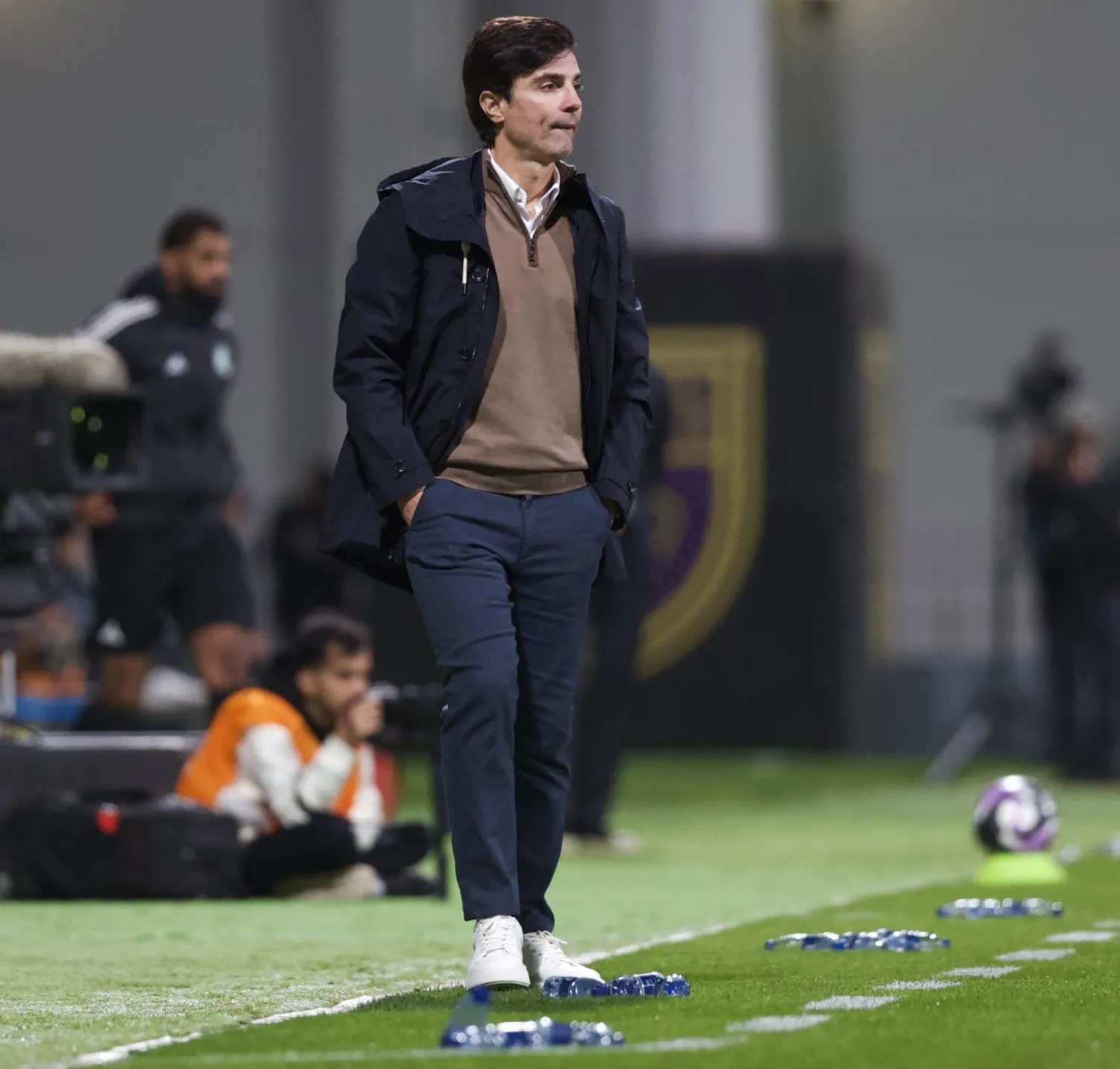 البرتغالي ماريو سيلفا مدرب فريق النجمة (تصوير: نايف العتيبي) 