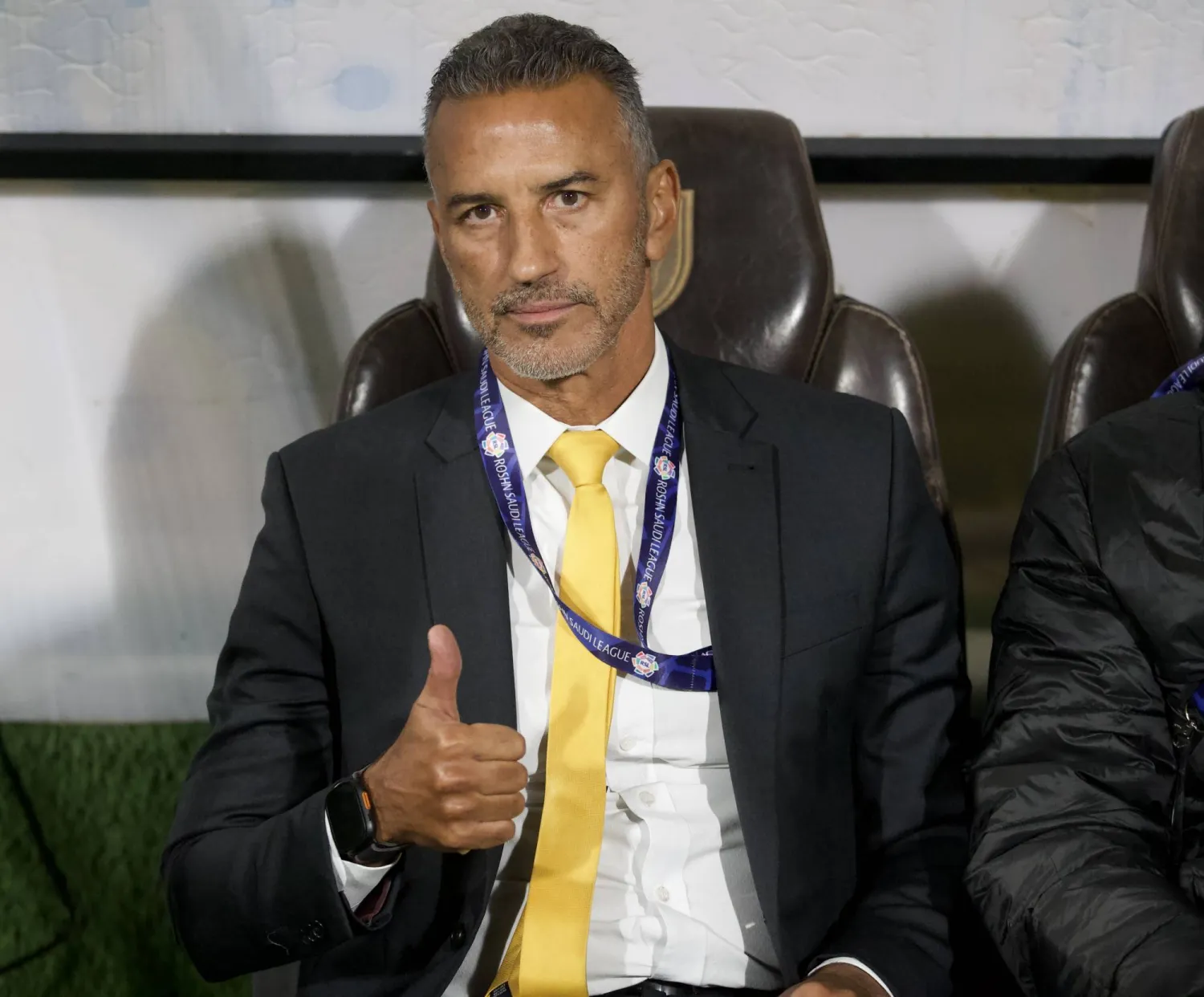 البرازيلي شاموسكا مدرب فريق التعاون (تصوير: نايف العتيبي) 