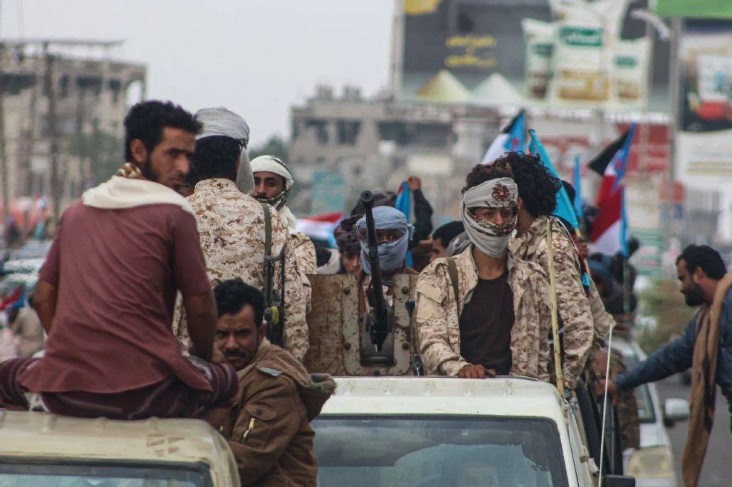 عناصر «المجلس الانتقالي الجنوبي» متهمون بارتكاب المئات من الانتهاكات في حضرموت (أ.ف.ب)