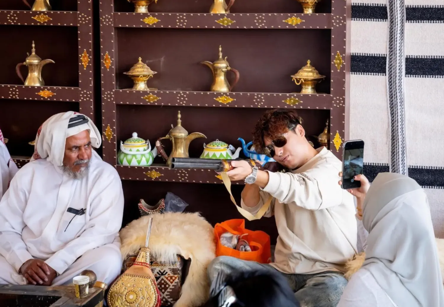 The camp celebrates authentic Saudi heritage and reinforces culture as a cornerstone of national identity - SPA