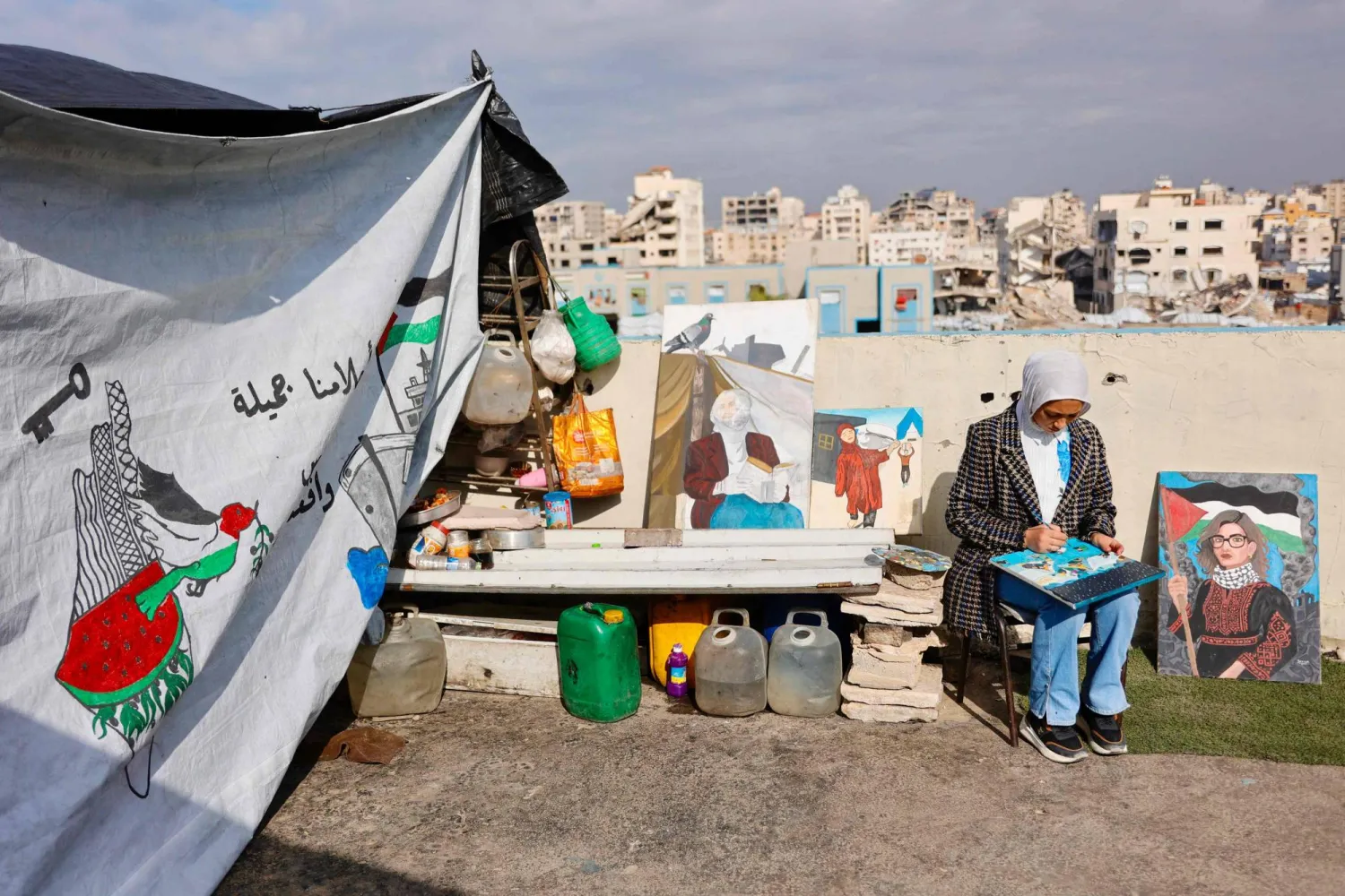 ​تدهور ‌الوضع الإنساني في غزة (أ.ف.ب)