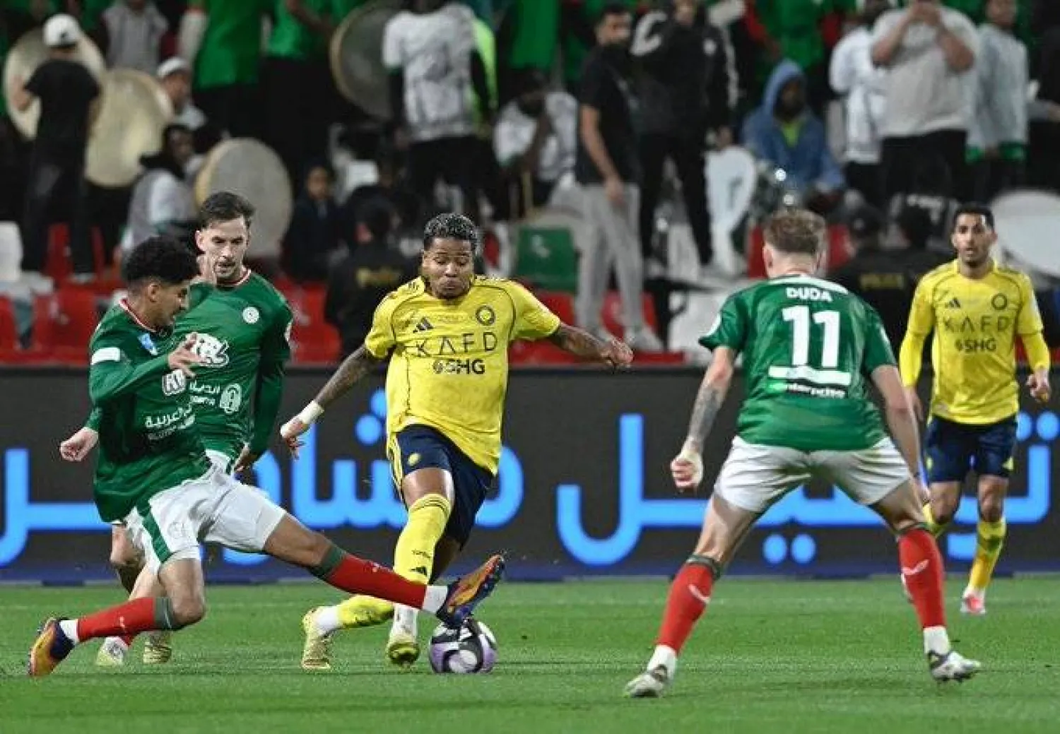 رحلة انتصارات النصر توقفت بعد 10 مباريات (واس)