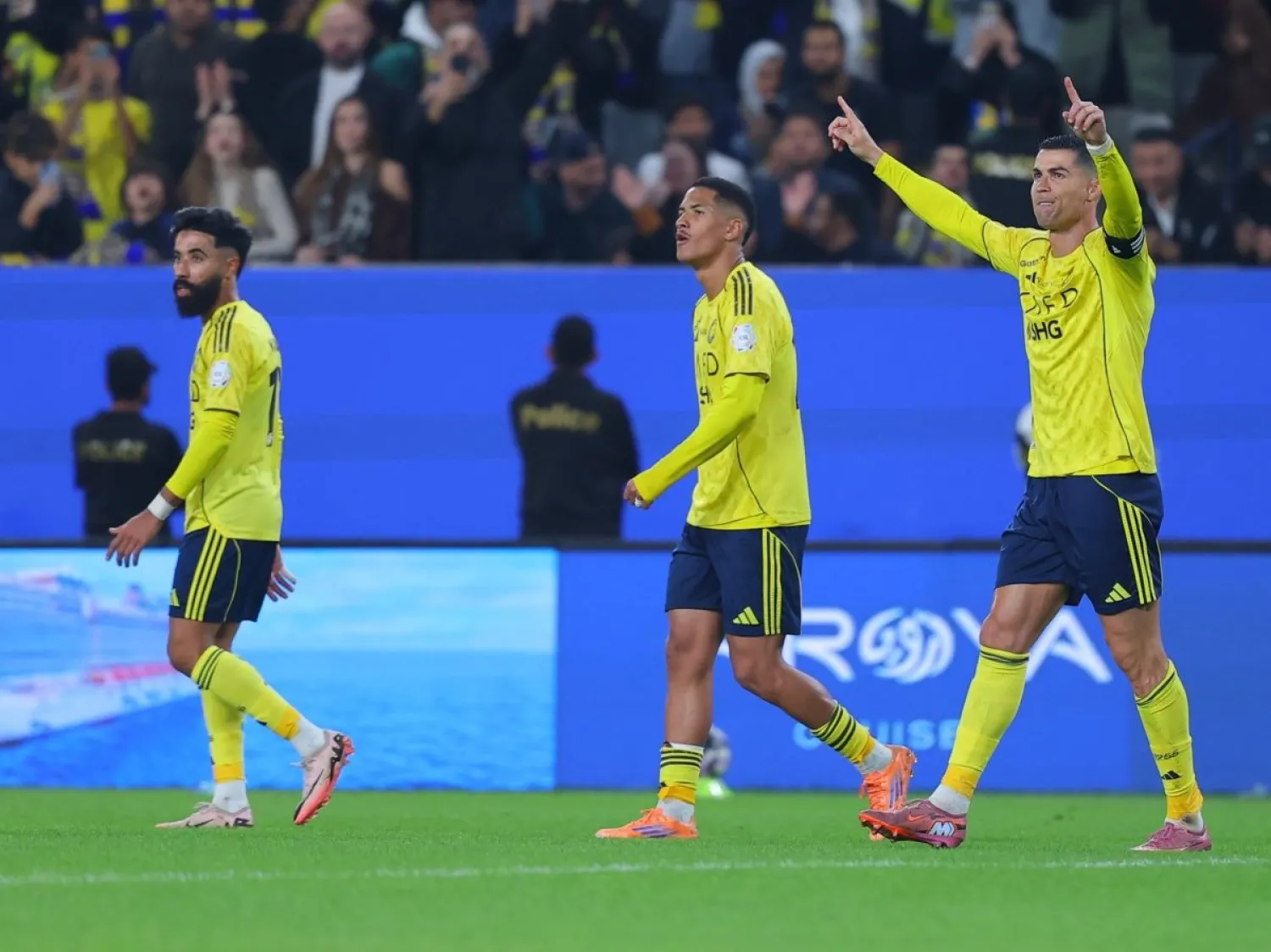 رونالدو ورفاقه في مهمة آسيوية معقدة أمام فريق صاعد بسرعة الصاروخ (تصوير: عبدالعزيز النومان)