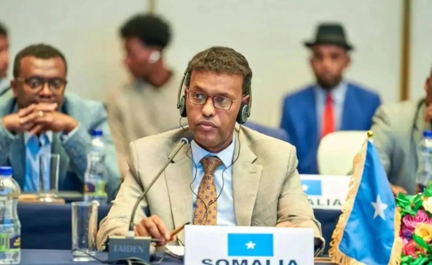 Somalia’s Ambassador to Addis Ababa and the African Union. Abdullahi Warfa. (Social media)