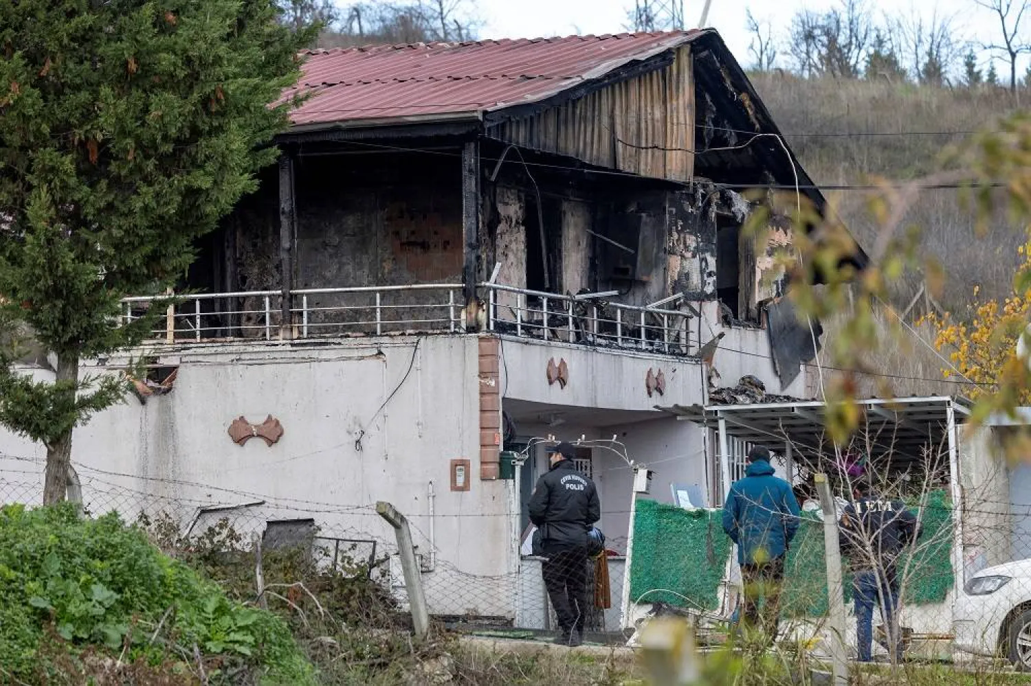 A general view of the house where Turkish security forces launched an operation believed to contain suspected ISIS militants, in Yalova province, Türkiye, December 29, 2025. (Reuters)