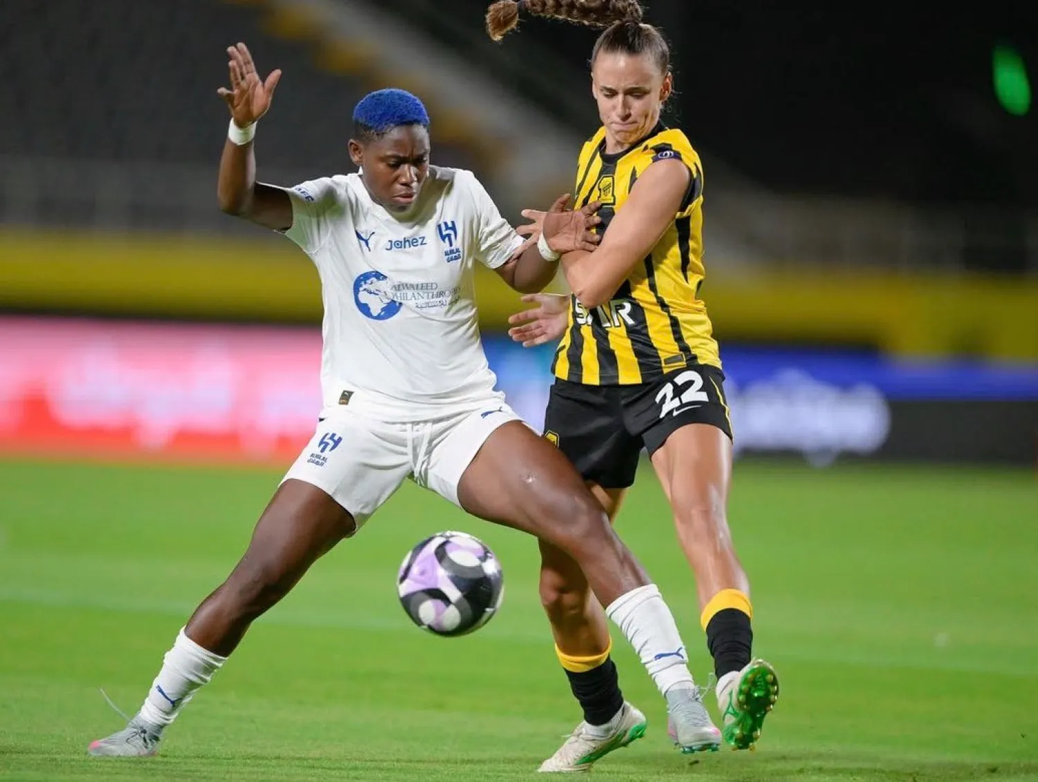 من منافسات دوري السيدات السعودي (الشرق الأوسط)