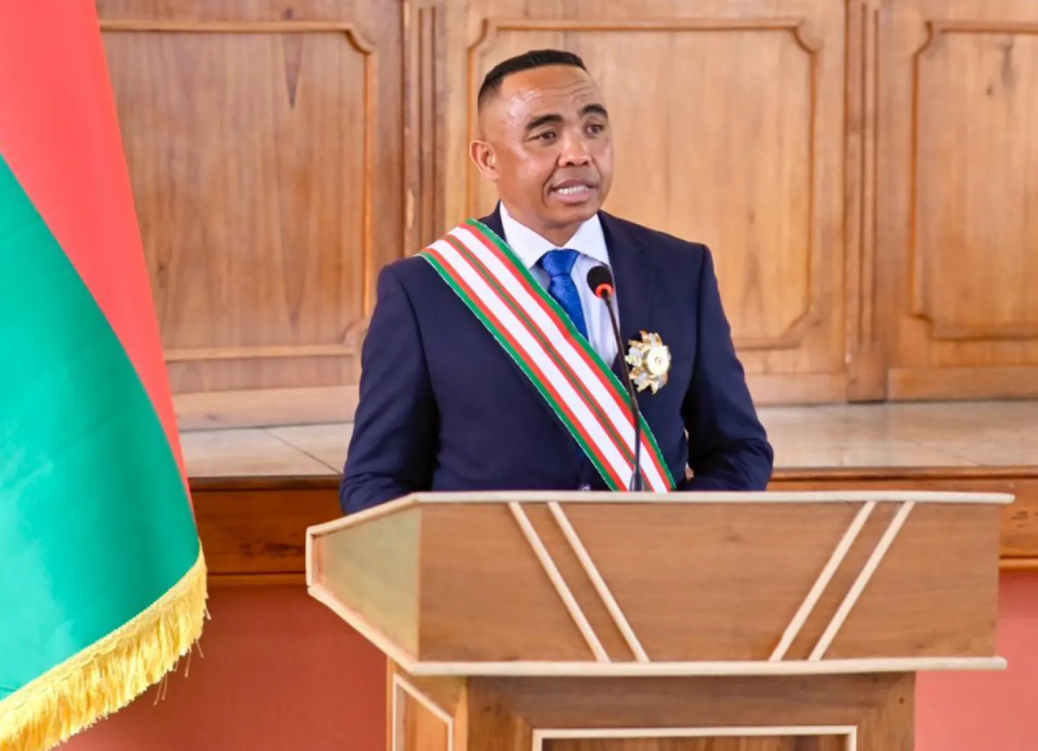 President of Madagascar Michael Randrianirina (Presidency)