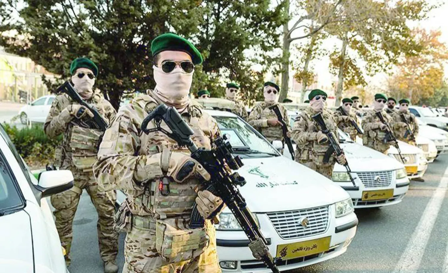 Başkent Tahran'ın güvenliğini korumakla görevli Sarallah Özel Kuvvetler Birimi'ne bağlı Besic devriyeleri (Tesnim Haber Ajansı)