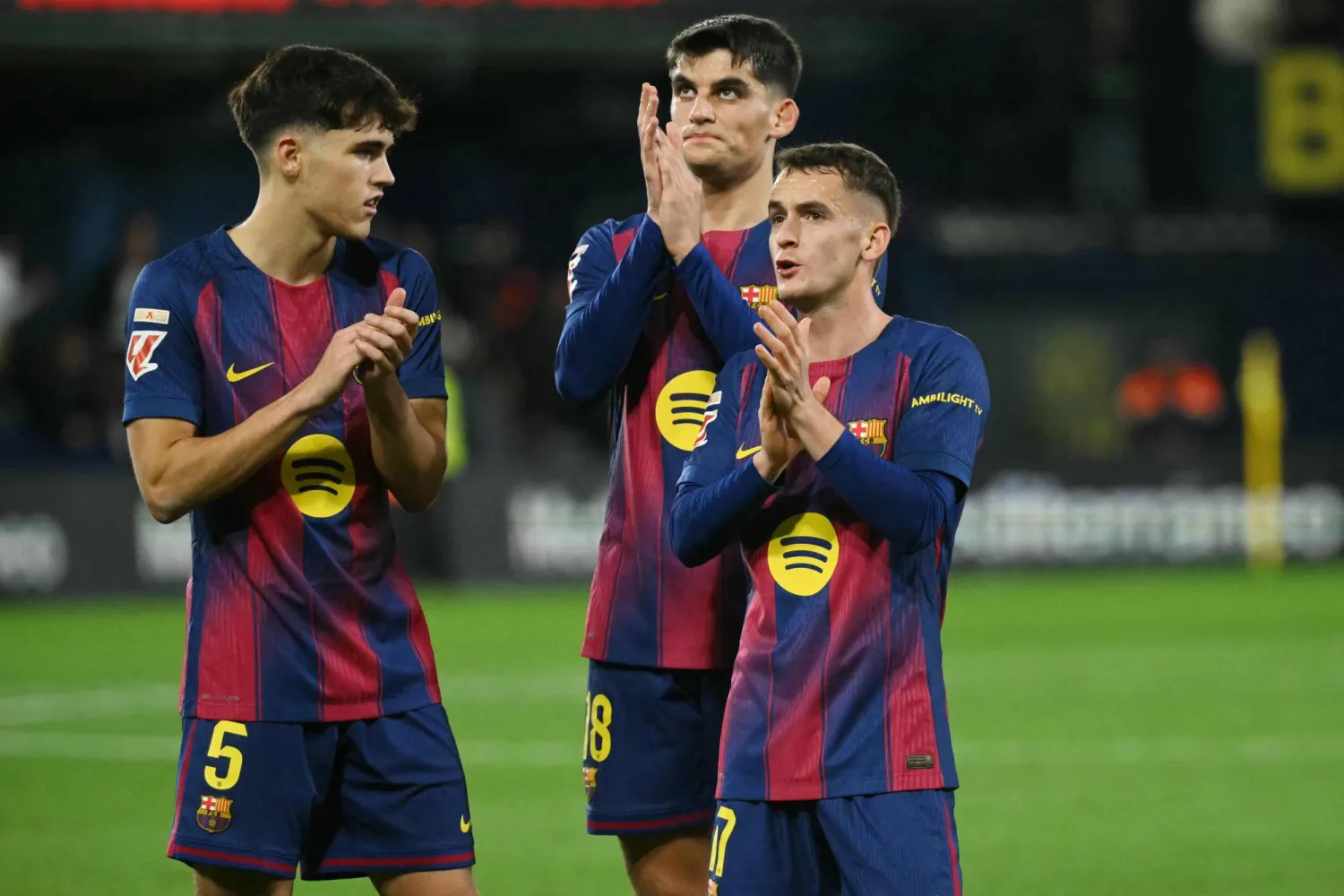 برشلونة يحل ضيفاً ثقيلاً على إسبانيول بعد غد السبت في أبرز مباريات هذه الجولة (أ.ف.ب)