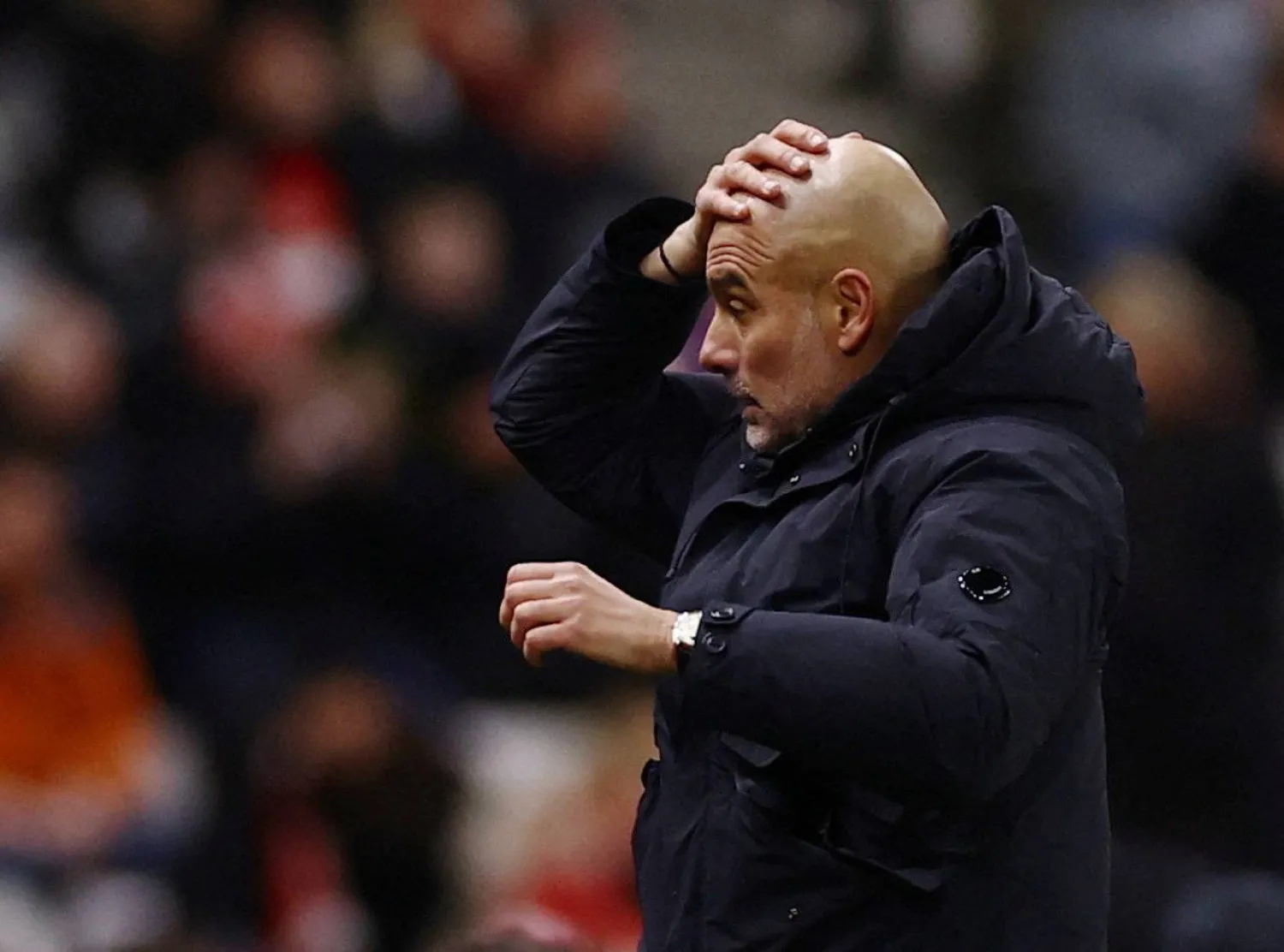 جوسيب غوارديولا المدير الفني لفريق مانشستر سيتي (رويترز)