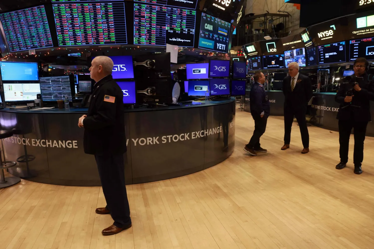 متداولون في بورصة نيويورك (أ.ف.ب)