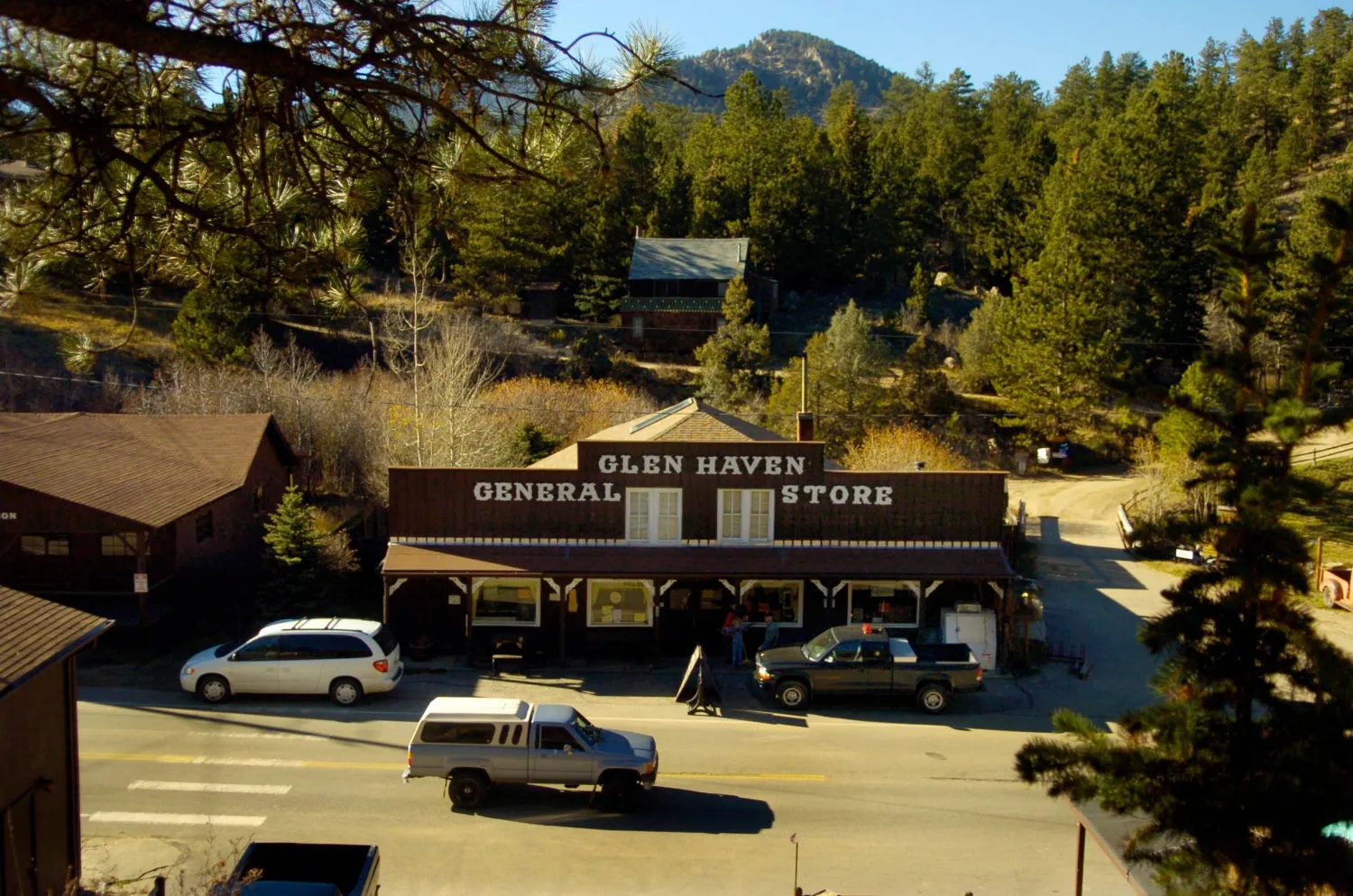 FILE - The General Store is seen Oct. 24, 2006, in Glen Haven, Colo. (AP Photo/The Denver Post, Karl Gehring, File)