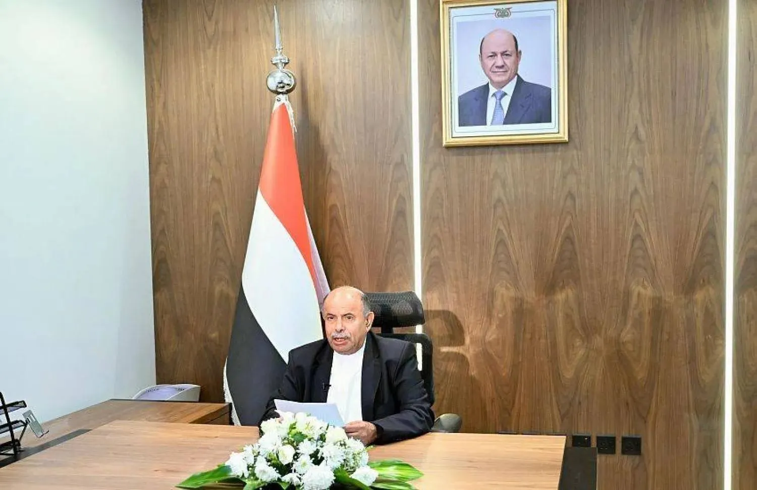 Hadhramaut Governor Salem al-Khanbashi (Saba News Agency)