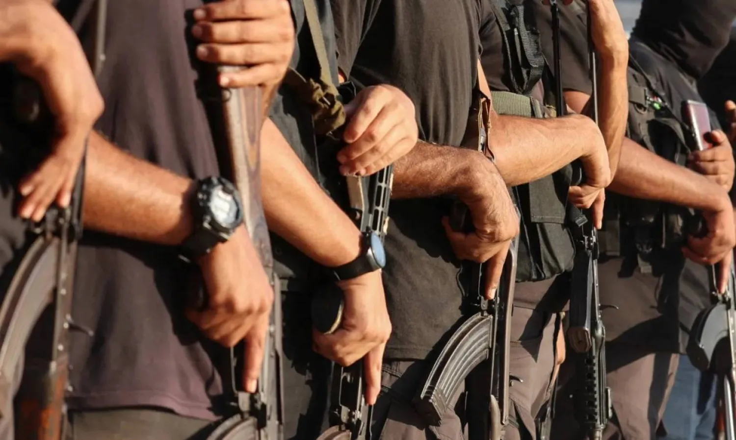 Hamas fighters in Gaza (Reuters)