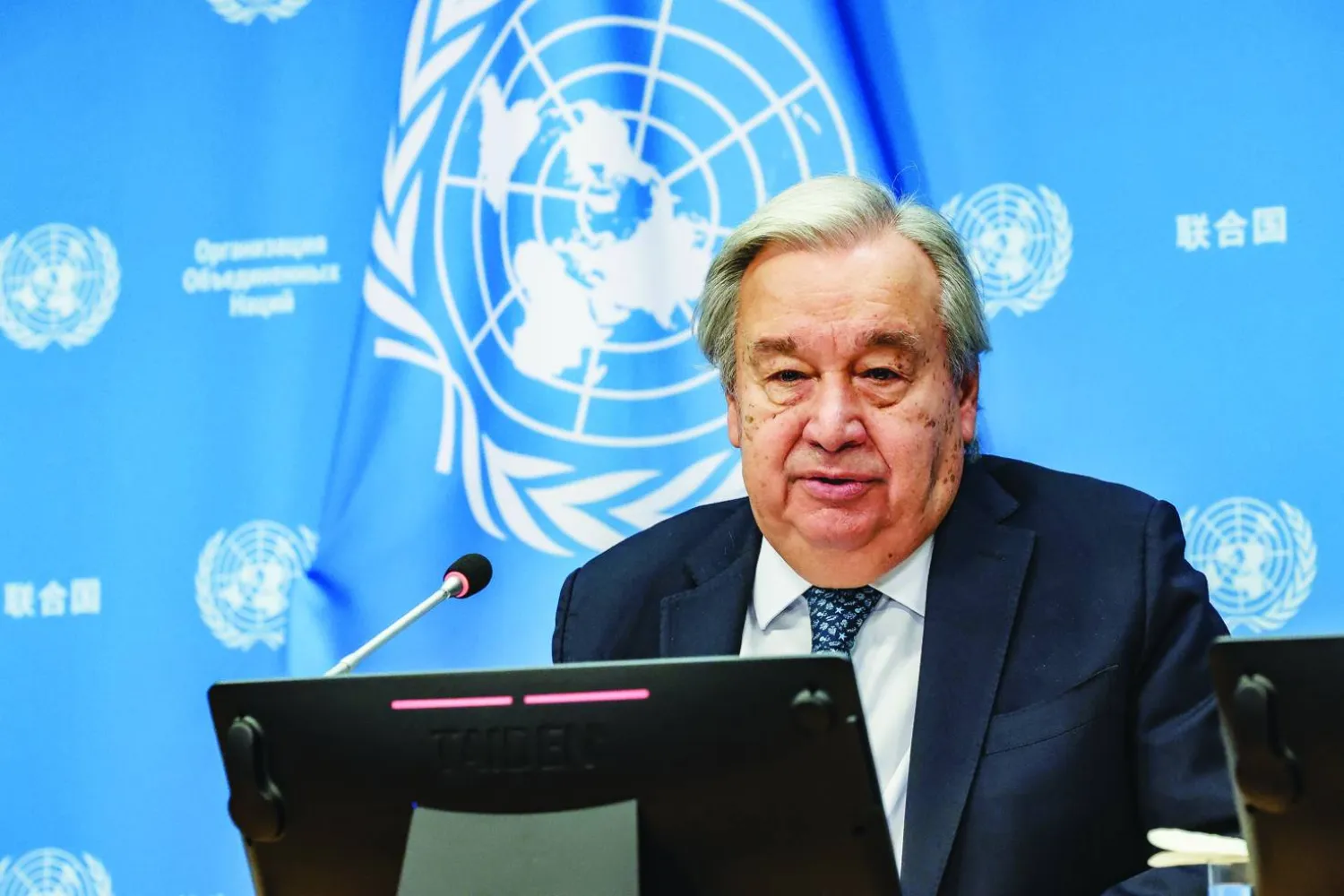 الأمين العام للأمم المتحدة أنطونيو غوتيريش (د.ب.أ)
