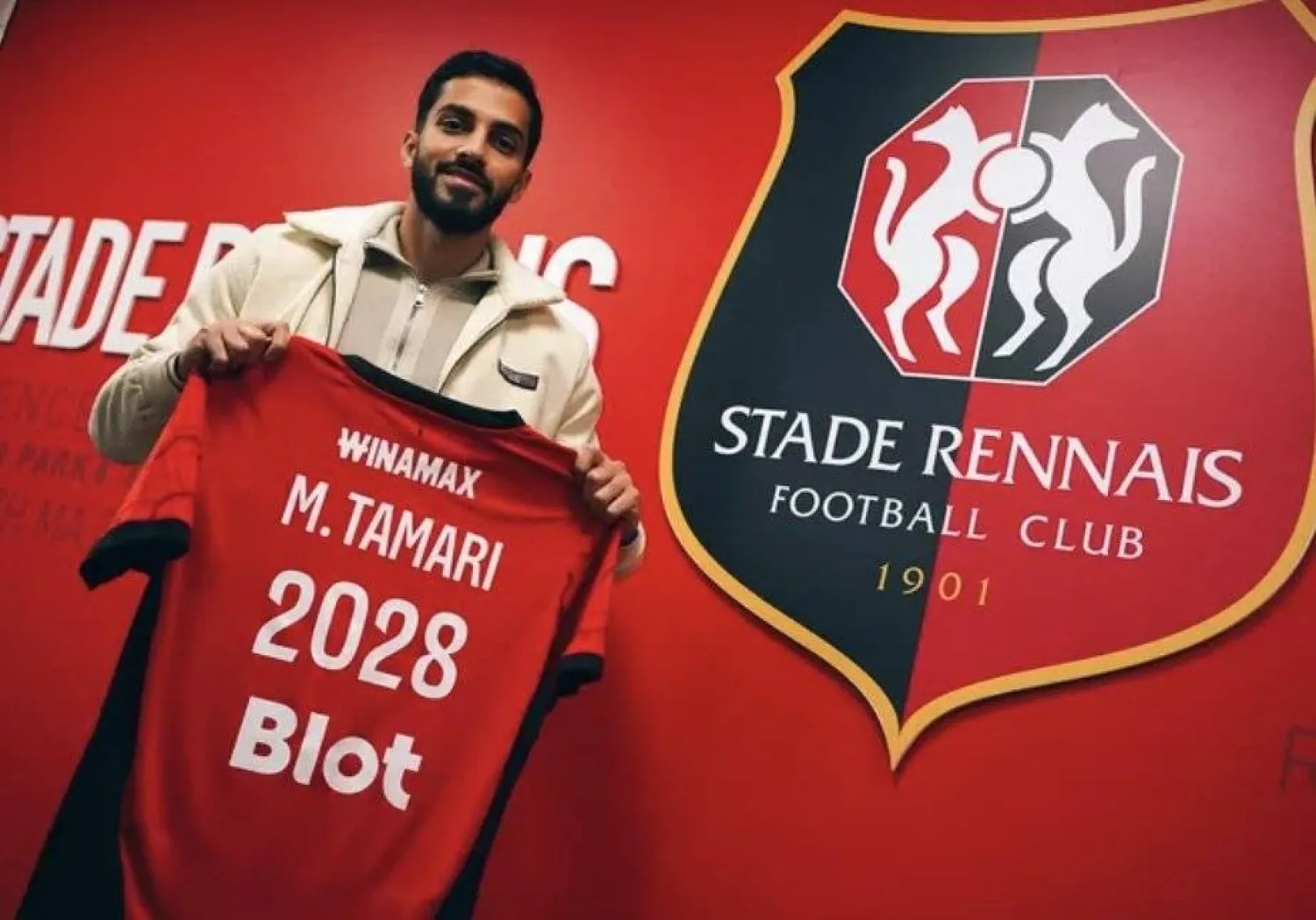 الدولي الأردني موسى التعمري (نادي رين)