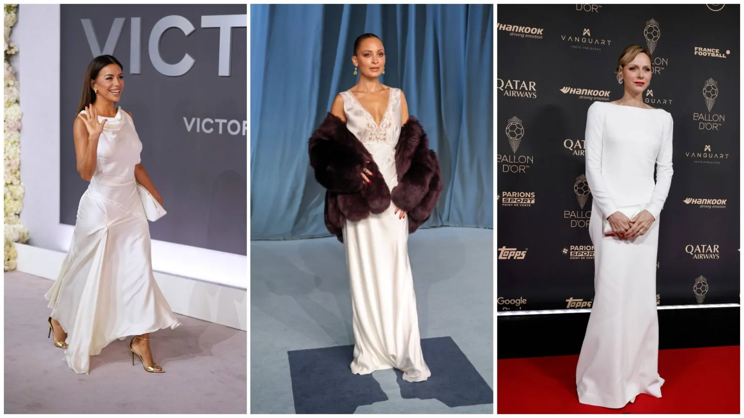 تألقت به نجمات وشخصيات مهمة في مناسبات مهمة مثل الأميرة شارلين (رويترز) ونيكول ريتشي (أ.ف.ب) وإيفا لانغوريا (أ.ب) حتى قبل إعلانه لوناً رسمياً لعام 2026