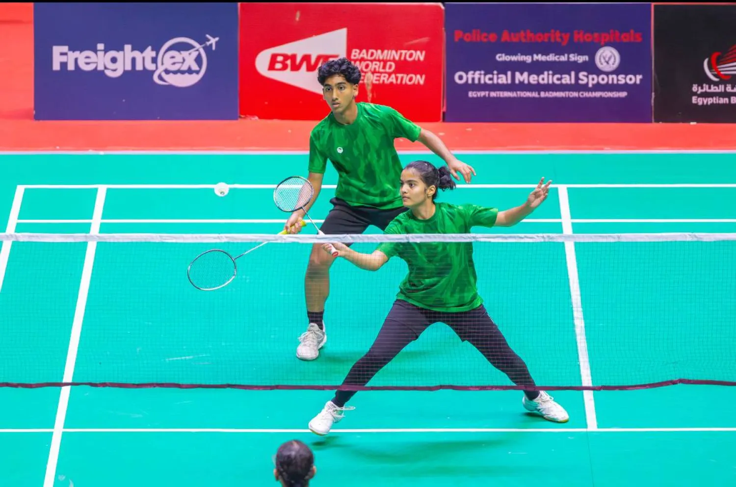 عامر ونبيهة خلال إحدى المشاركات (الشرق الأوسط)