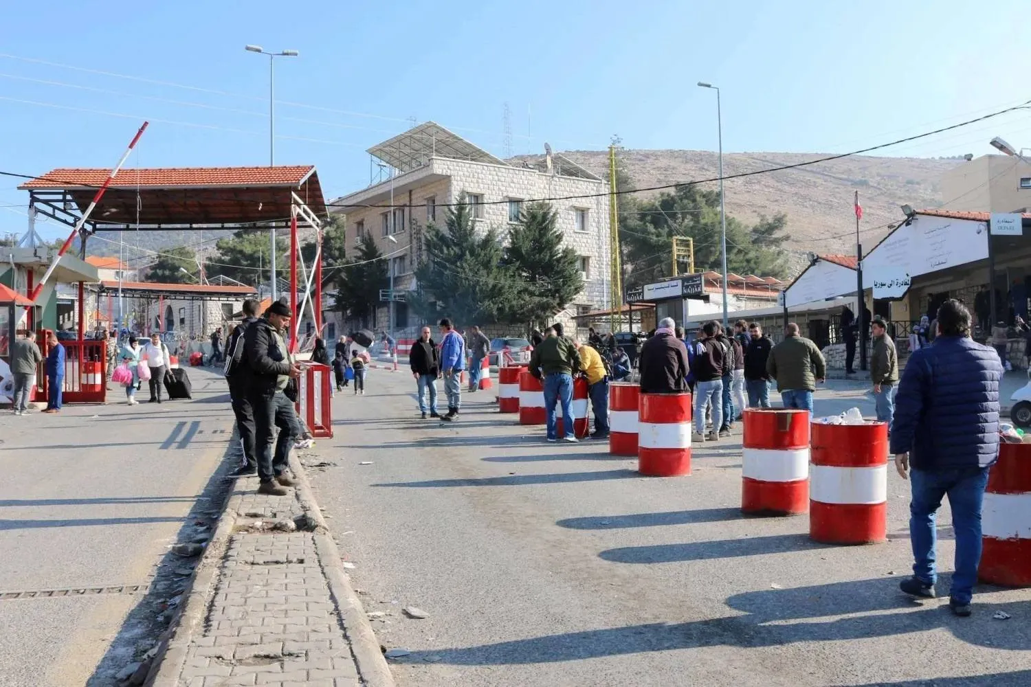 The Masnaa border crossing between Lebanon and Syria. (AFP) 
