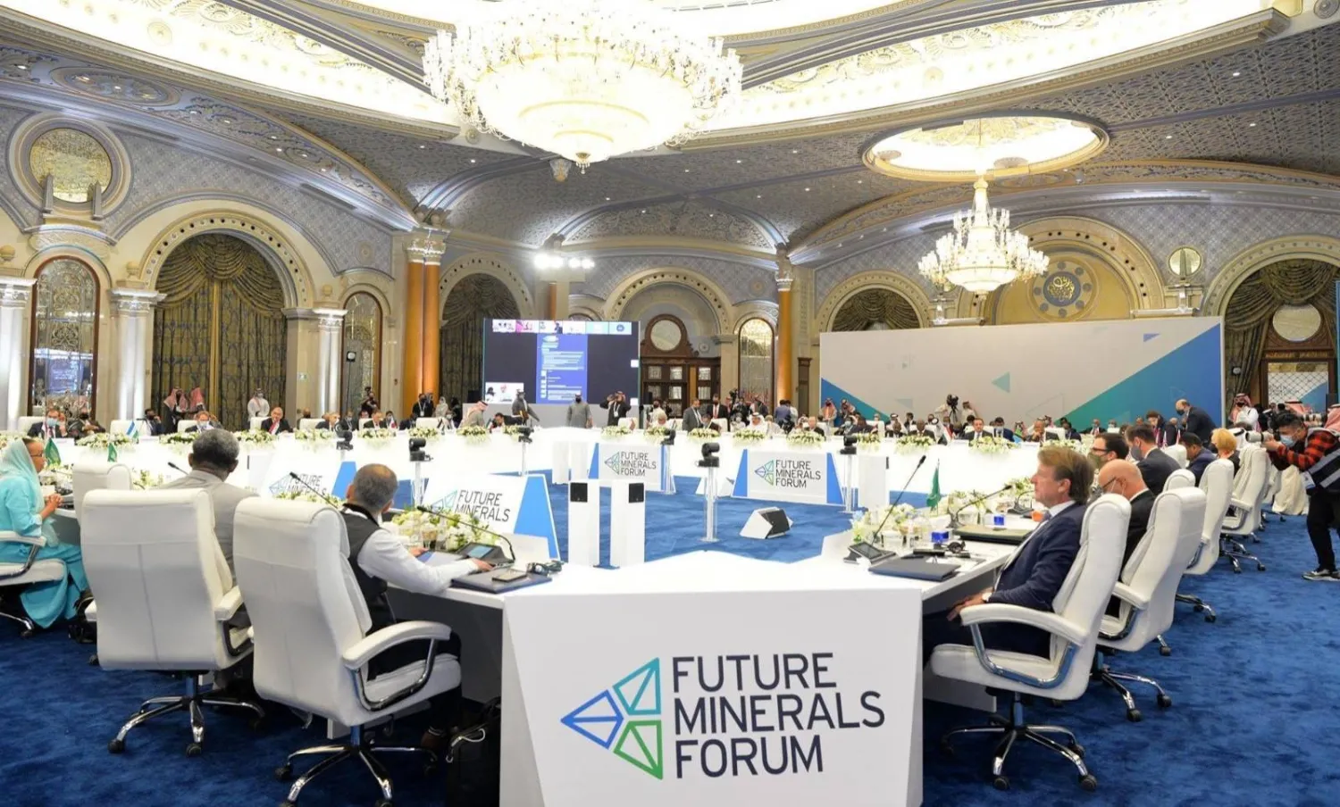 مؤتمر مستقبل التعدين في نسخته السابقة بالرياض (الشرق الأوسط)