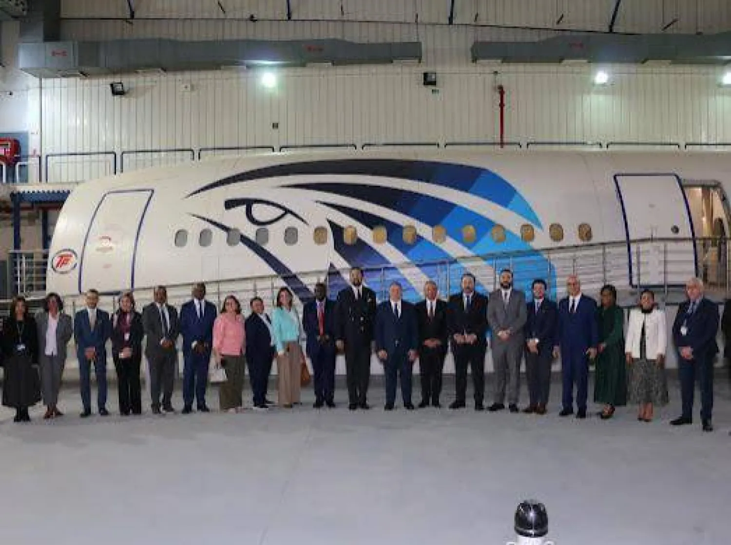 وفد من منظمات الطيران المدني الدولية يتفقد منظومة العمل بالمطارات المصرية في ديسمبر الماضي (وزارة الطيران المدني المصرية)