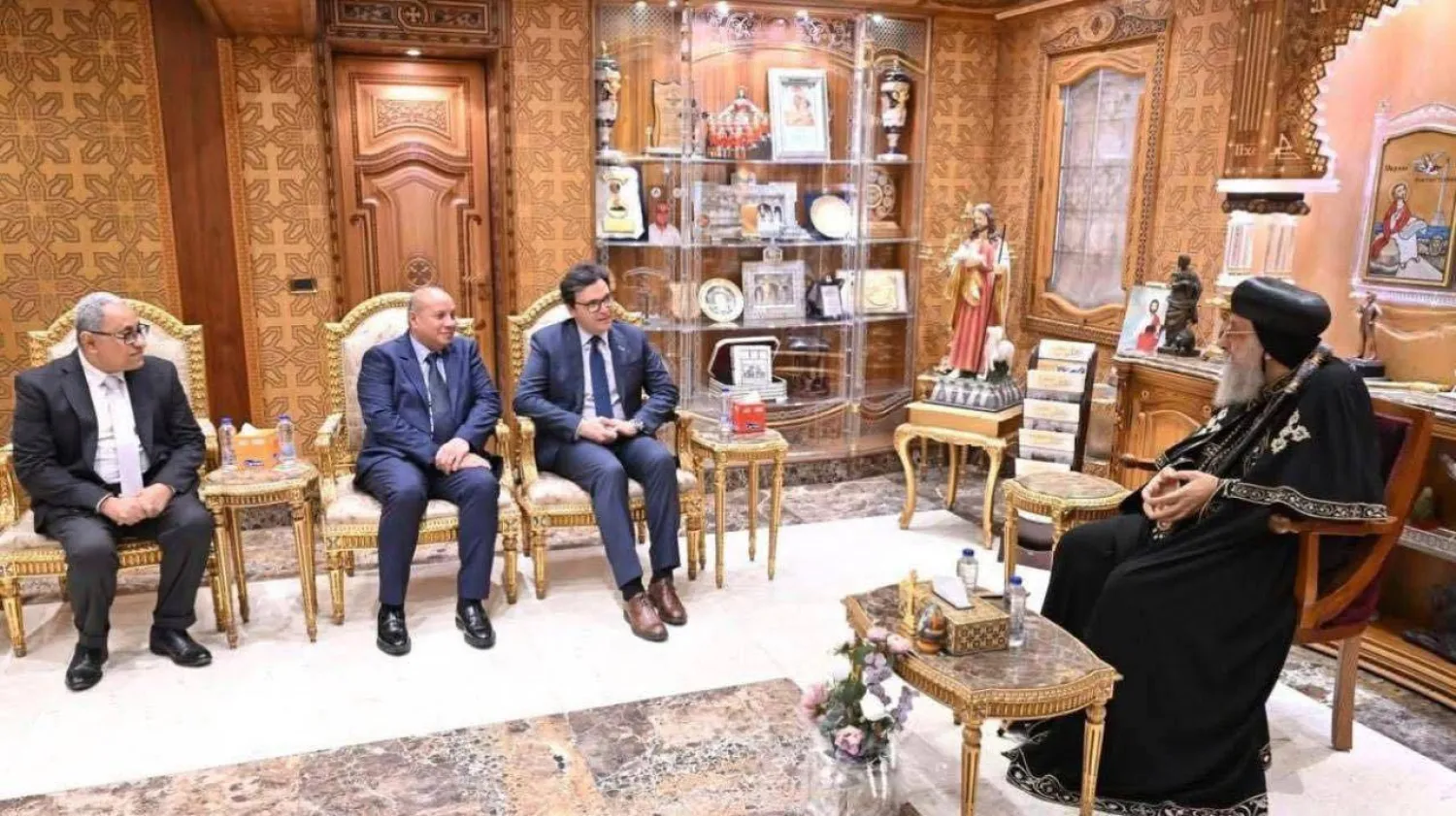 البابا تواضروس ووزير الثقافة يتفقان على مبادرة لإحياء التراث القبطي (وزارة الثقافة)