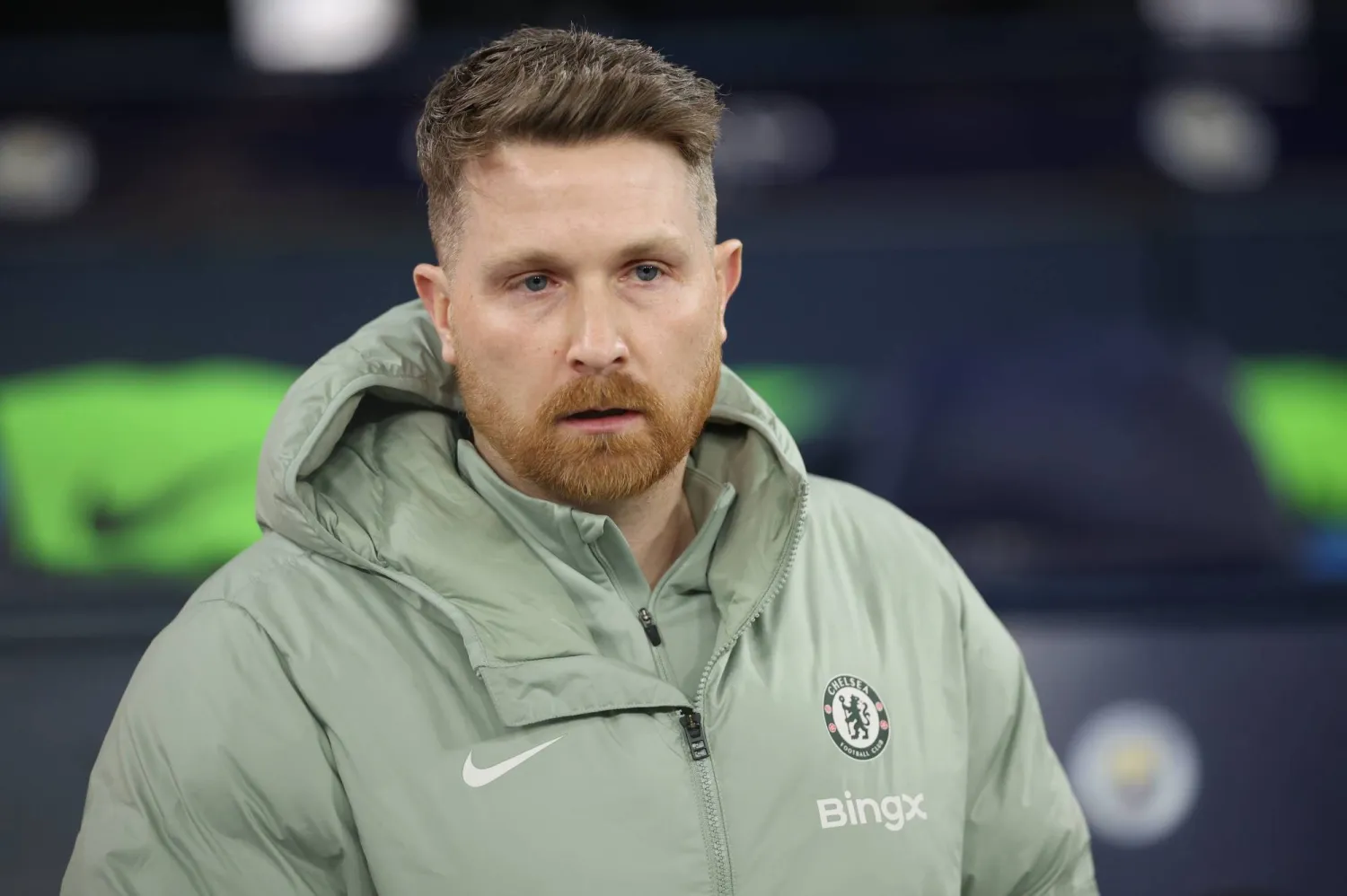 كالوم مكفارلين مدرب تشيلسي المؤقت (إ.ب.أ)