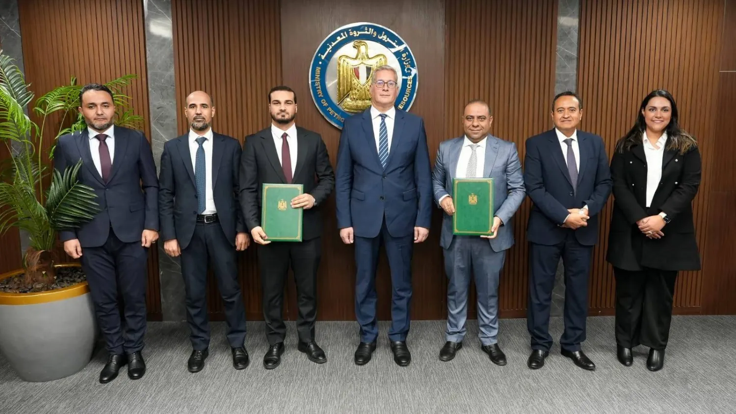 وزير البترول المصري يستقبل وفداً نفطياً سورياً في القاهرة (مجلس الوزراء المصري) 