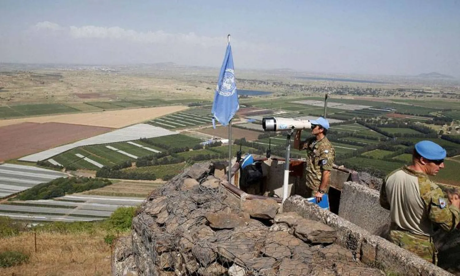 منطقة فض الاشتباك في الجولان بين سوريا وإسرائيل (أرشيفية - رويترز)