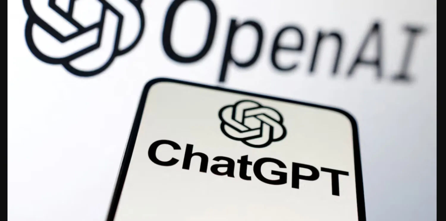 شعار تطبيق «شات جي بي تي» (رويترز)