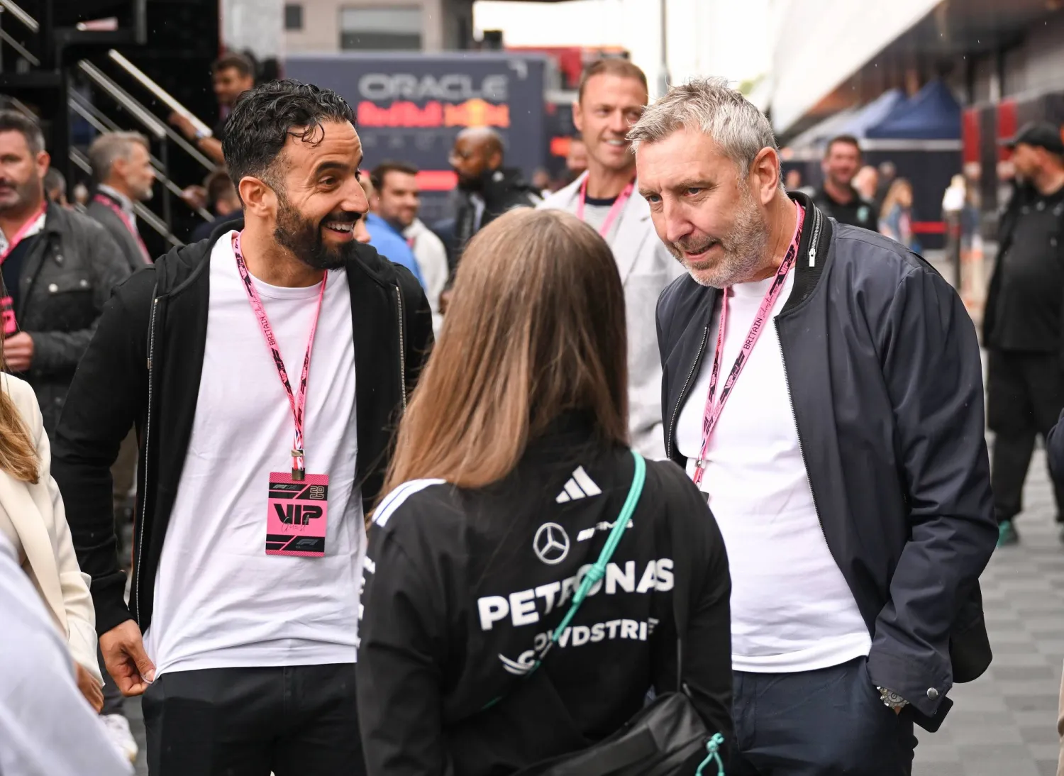 مدير الكرة في مانشستر ويلكوكس وأموريم قبل أن تتفاقم الخلافات (إ.ب.أ)