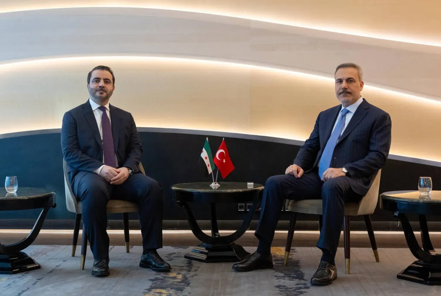 Fidan ve Eş-Şeybani Paris'te görüştü (Türk Dışişleri Bakanlığı)