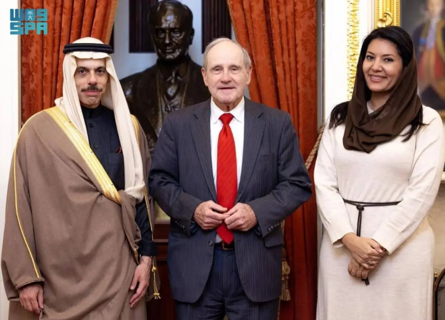 The Saudi Minister of Foreign Affairs met with Jim Risch in Washington. SPA 