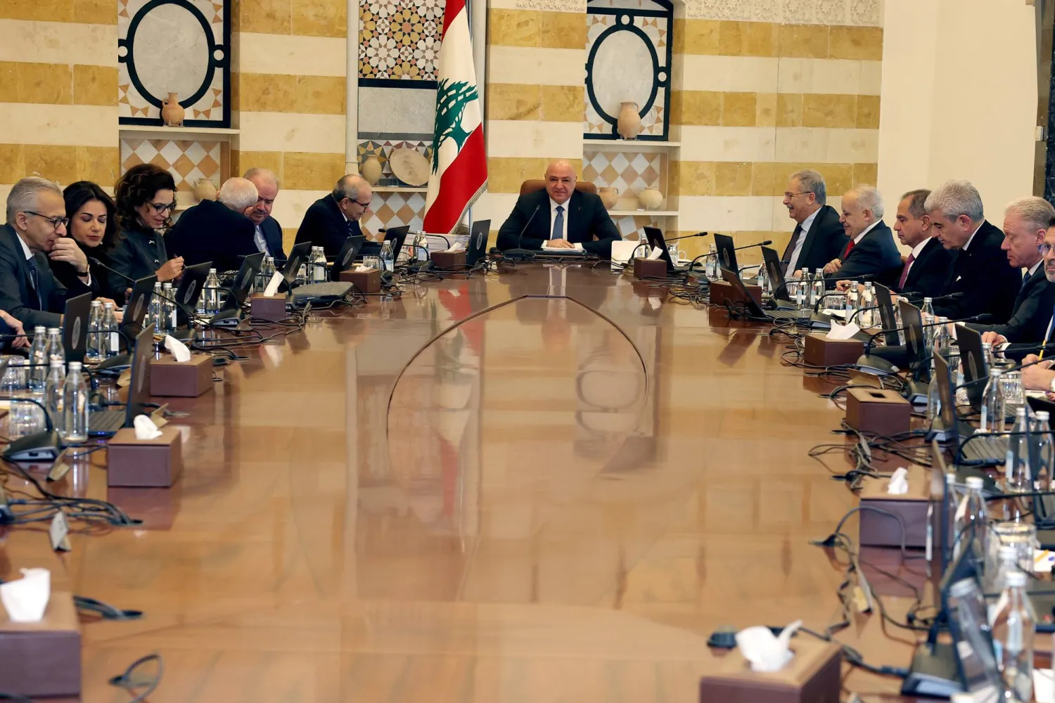 جلسة للحكومة عقدت برئاسة رئيس الجمهورية جوزيف عون (رئاسة الجمهورية)