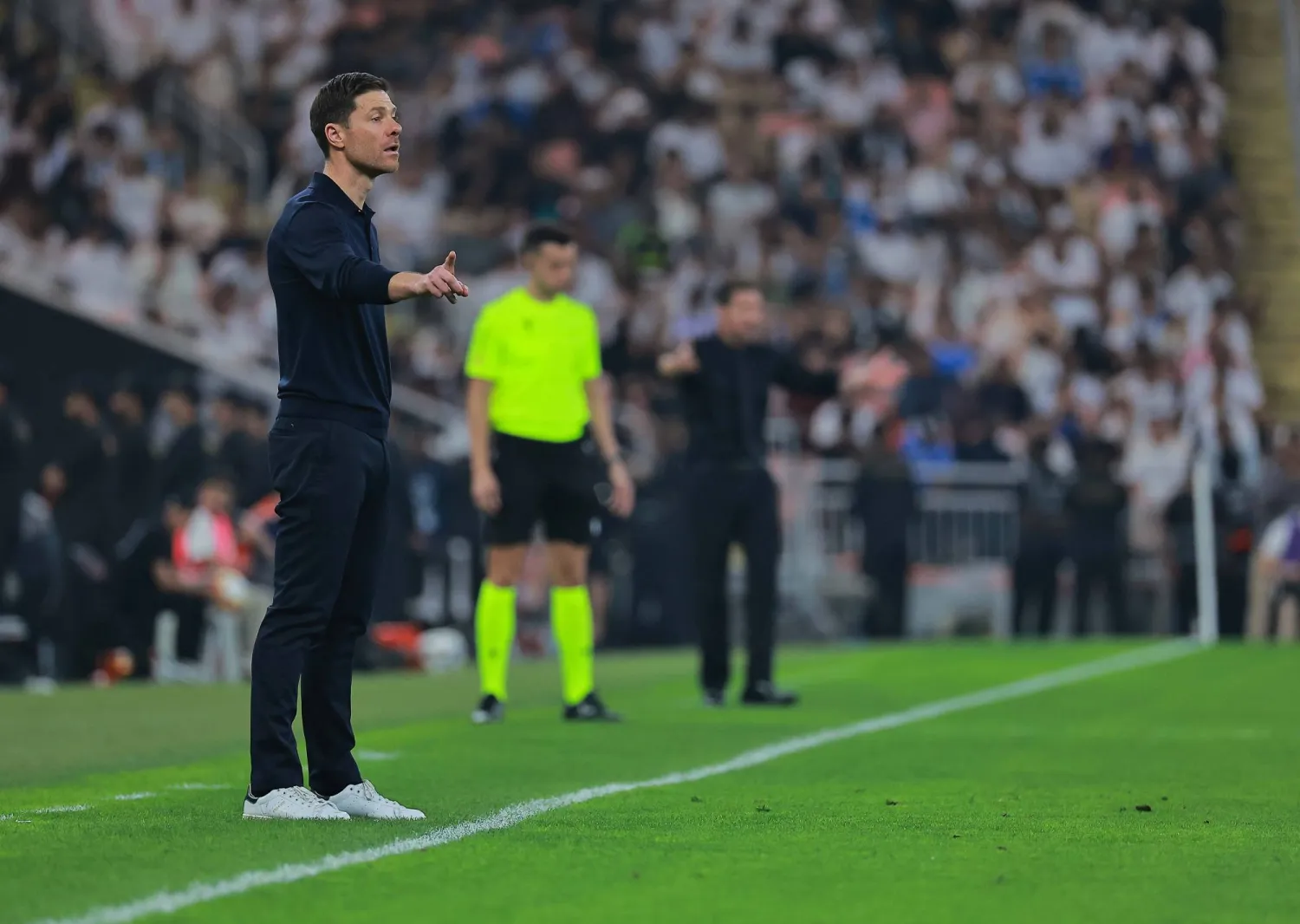 الإسباني تشابي ألونسو، مدرب فريق ريال مدريد (تصوير: محمد المانع) 