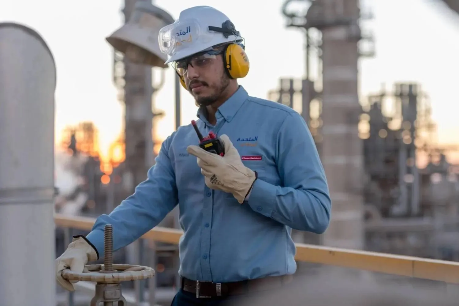 A SABIC employee (company website) 