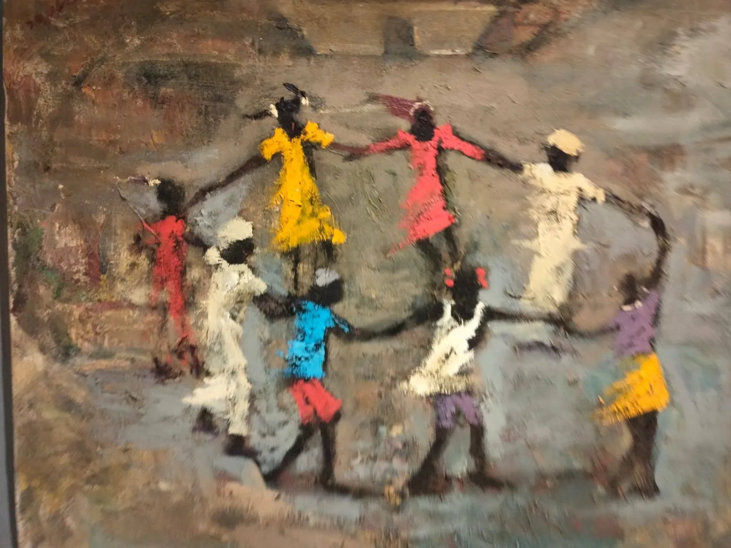 الألعاب الشعبية في الشارع المصري ضمن أعمال المعرض (الشرق الأوسط)