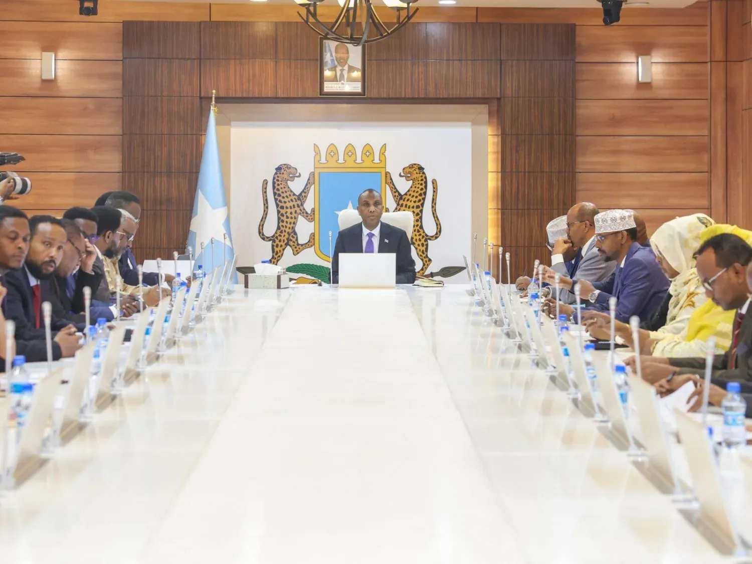 Somali Bakanlar Kurulu Toplantısı (Somali Haber Ajansı)