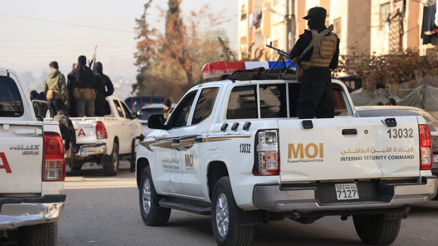 عناصر من الأمن الداخلي السوري (صفحة الداخلية السورية على إكس)