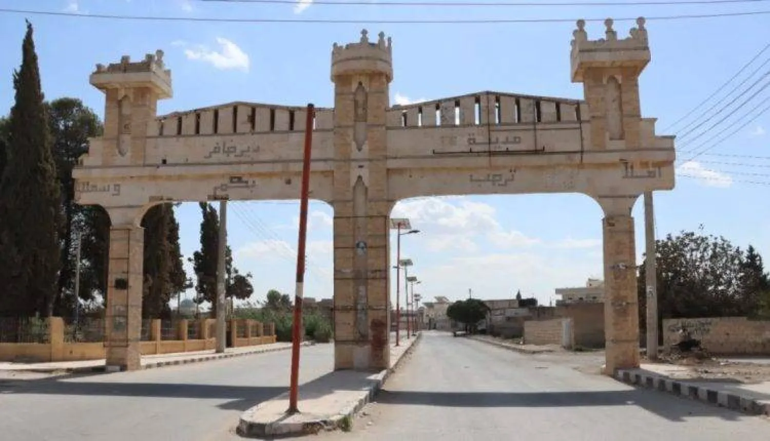 دير حافر في ريف حلب الشرقي (أرشيفية)