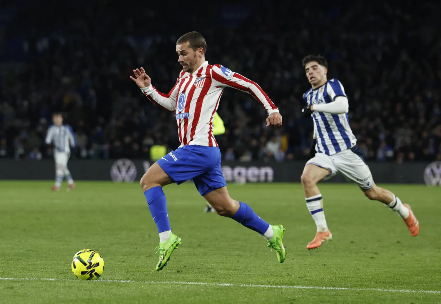 أنطوان غريزمان نجم أتليتكو مدريد (رويترز)