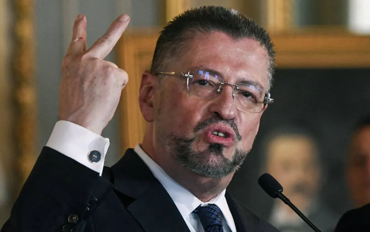 Kosta Rika Cumhurbaşkanı Rodrigo Chavez (AFP)