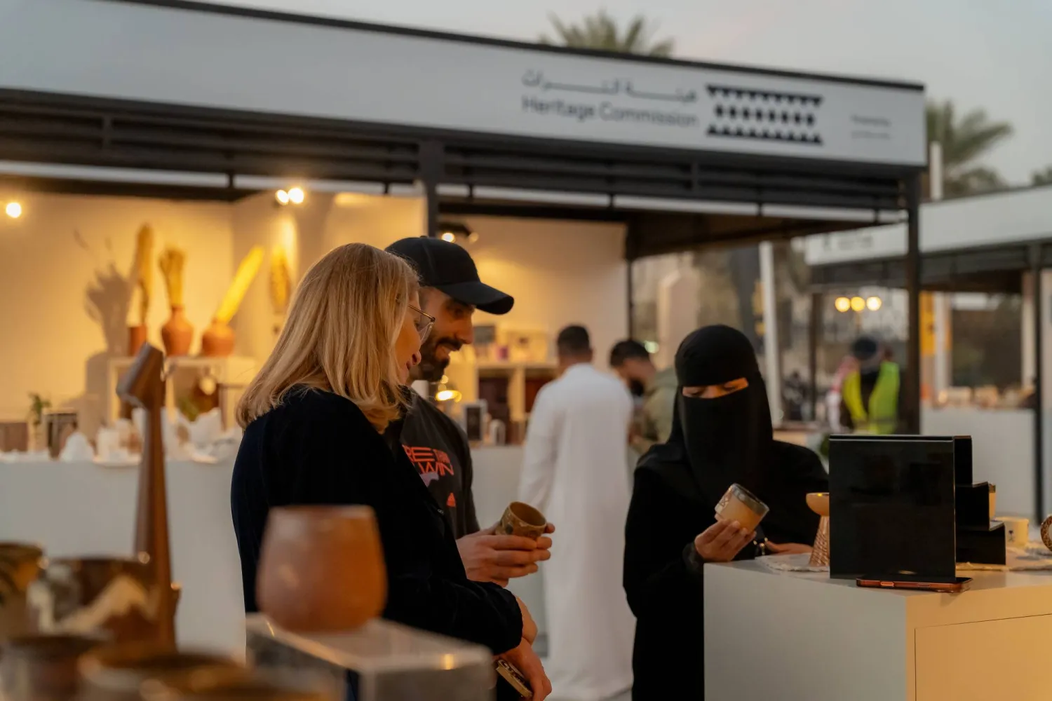 منطقة السوق في ملتقى طويق للنحت 2026 (الرياض آرت)