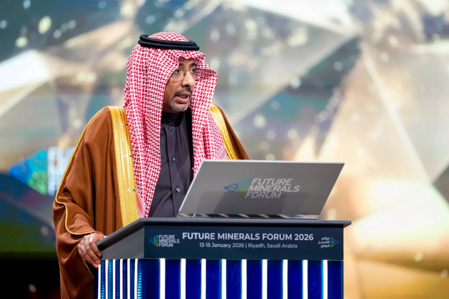 وزير الصناعة والثروة المعدنية السعودي بندر الخريف (الشرق الأوسط)