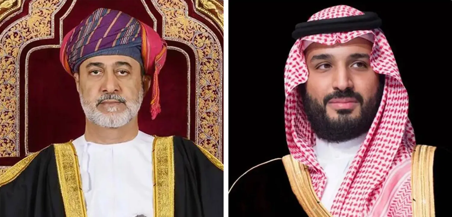 الأمير محمد بن سلمان والسلطان هيثم بن طارق (واس)