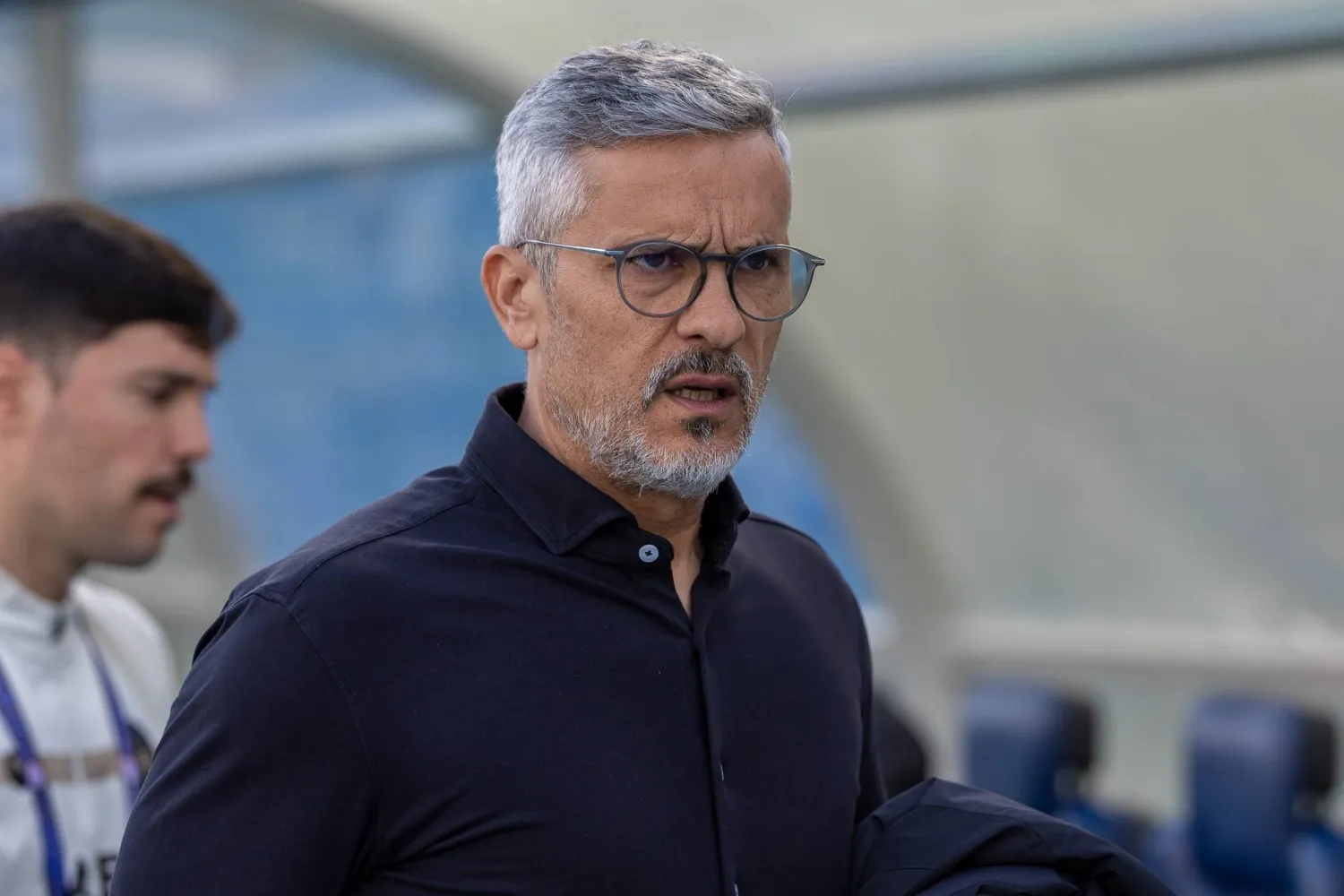 أرماندو إيفانغليستا مدرب ضمك (تصوير: عيسى الدبيسي)