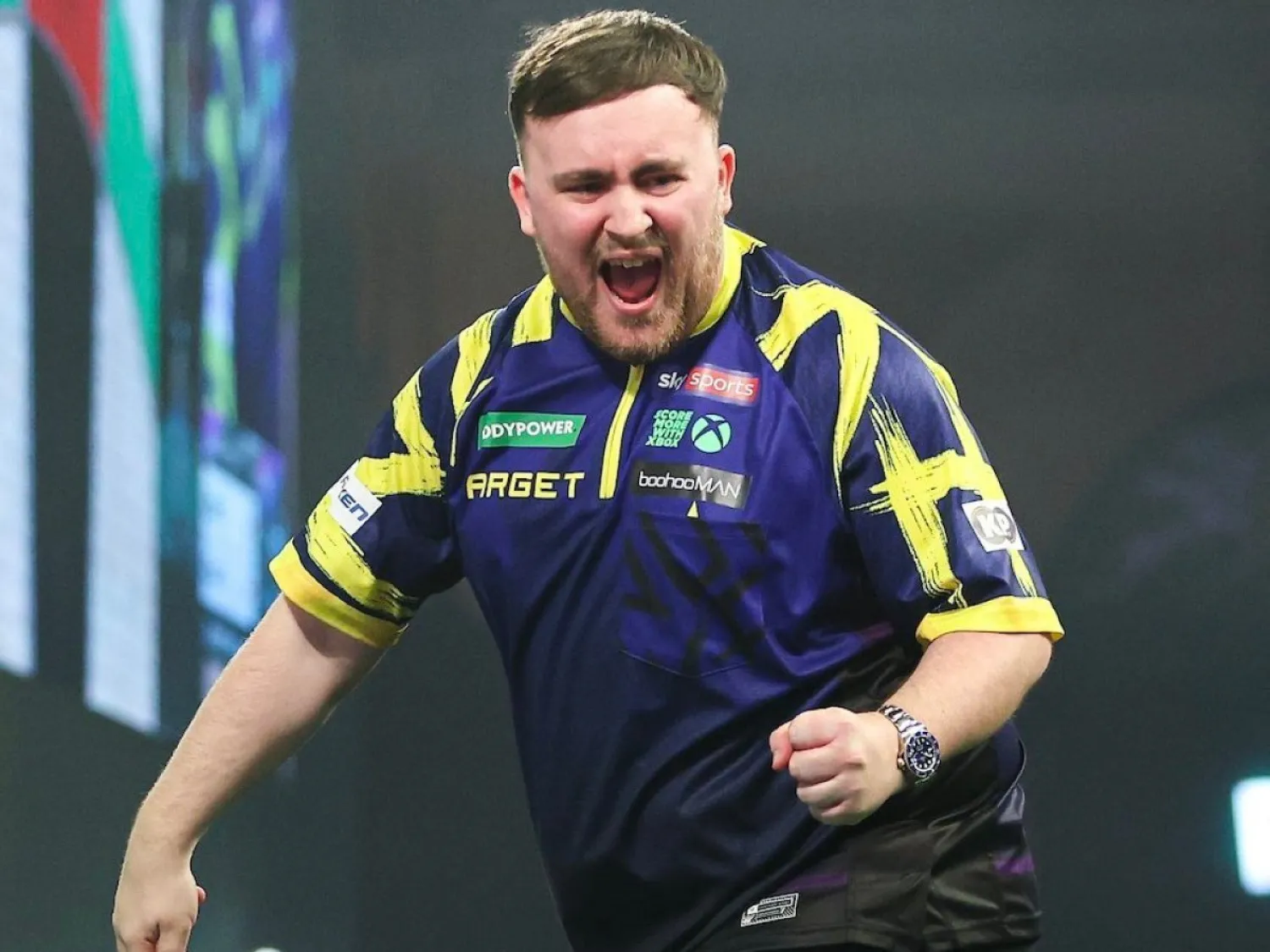 بطل العالم الحالي لوك ليتلر ضمن المشاركين في المنافسات (الشرق الأوسط) 