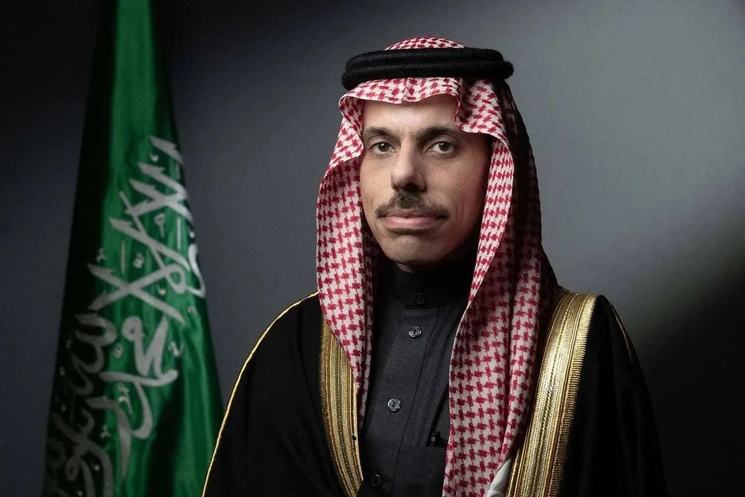 Saudi Minister of Foreign Affairs Prince Faisal bin Farhan bin Abdullah.